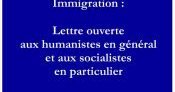 Immigration : Lettre ouverte aux humanistes en général et aux socialistes en particulier, de Pierre Henry