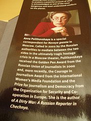 Sur le meurtre d'Anna Politkovskaia