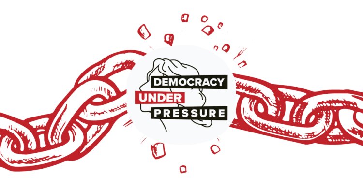 Join the European chain of Democracy while it is pressured and attacked