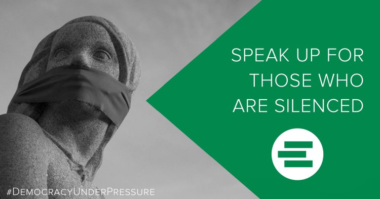 #DemocracyUnderPressure : une campagne historique, au nom des droits de l'Homme et de la démocratie en Europe 