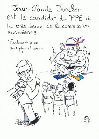 Jean Claude Juncker, candidat du PPE à la présidence de la commission