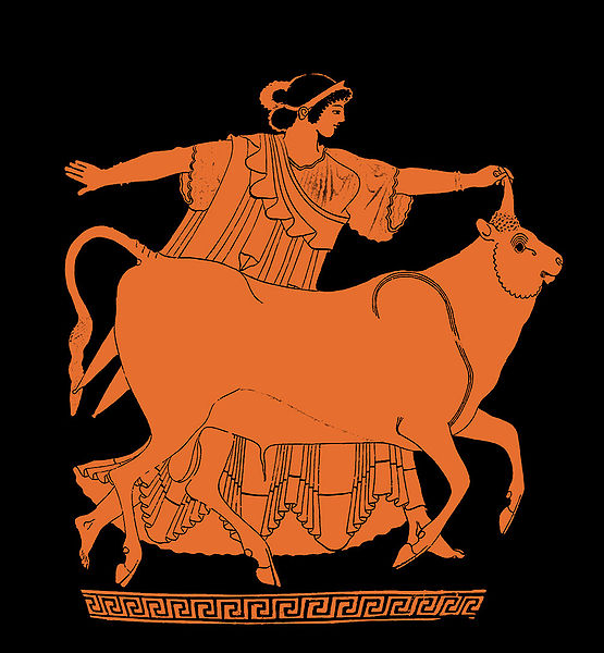 Europa and the Bull - Red-Figure Stamnos, circa 480 BC
