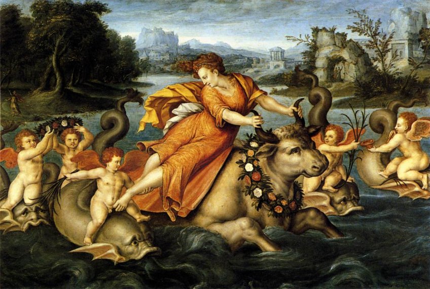 Jean Cousin, The Rape of Europa, 1550